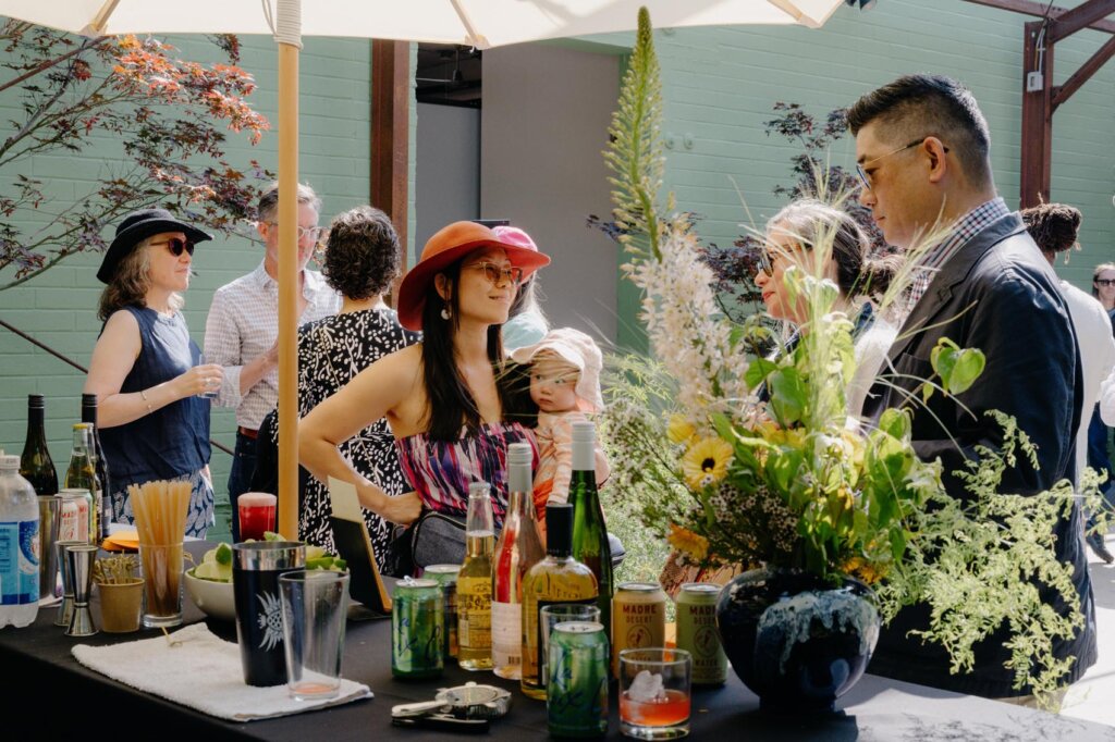 Edge of Summer festival moments 2025 - attendees meet and mingle